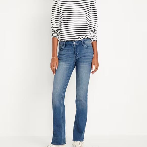 Old Navy Mid-Rise Wow Boot-Cut Denim Jeans Size 10 - Picture 1 of 10